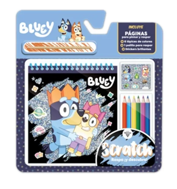 [6328] BLUEY Blister Scratch raspa y descubre