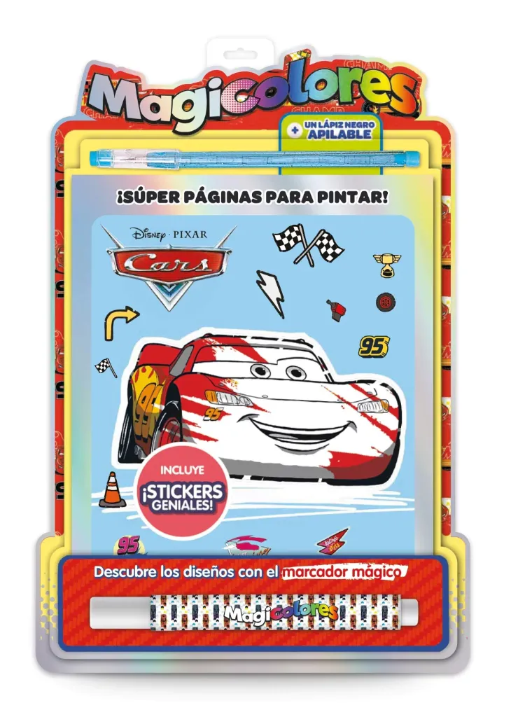 [6095] Libro Para Pintar Vertice Magicolores - Cars