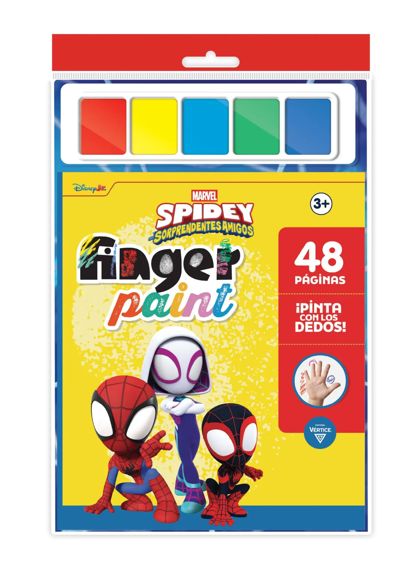 [6370] Blister Finger Paint Spidey & Friends