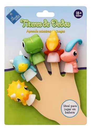 [7905] Títeres dedos dinosaurio