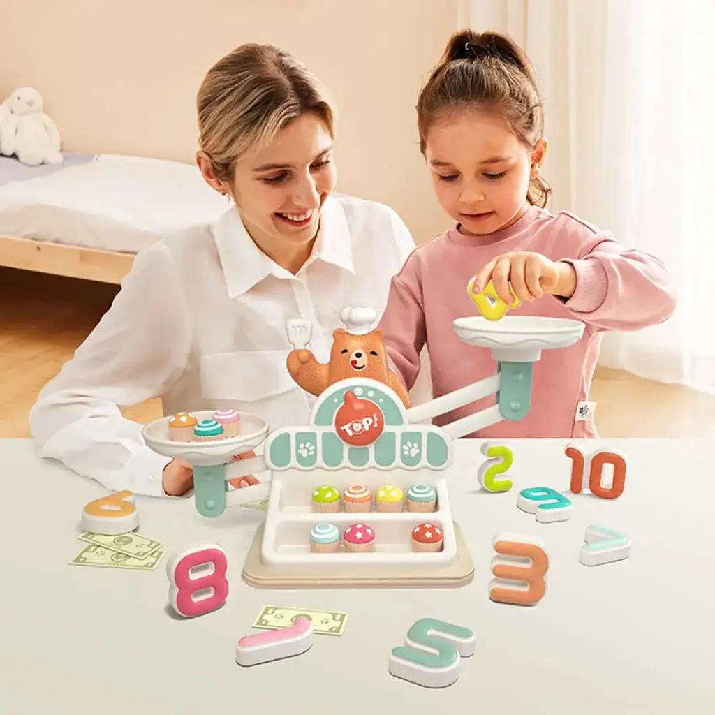 [TPB107] Juego de balanza de cupcakes