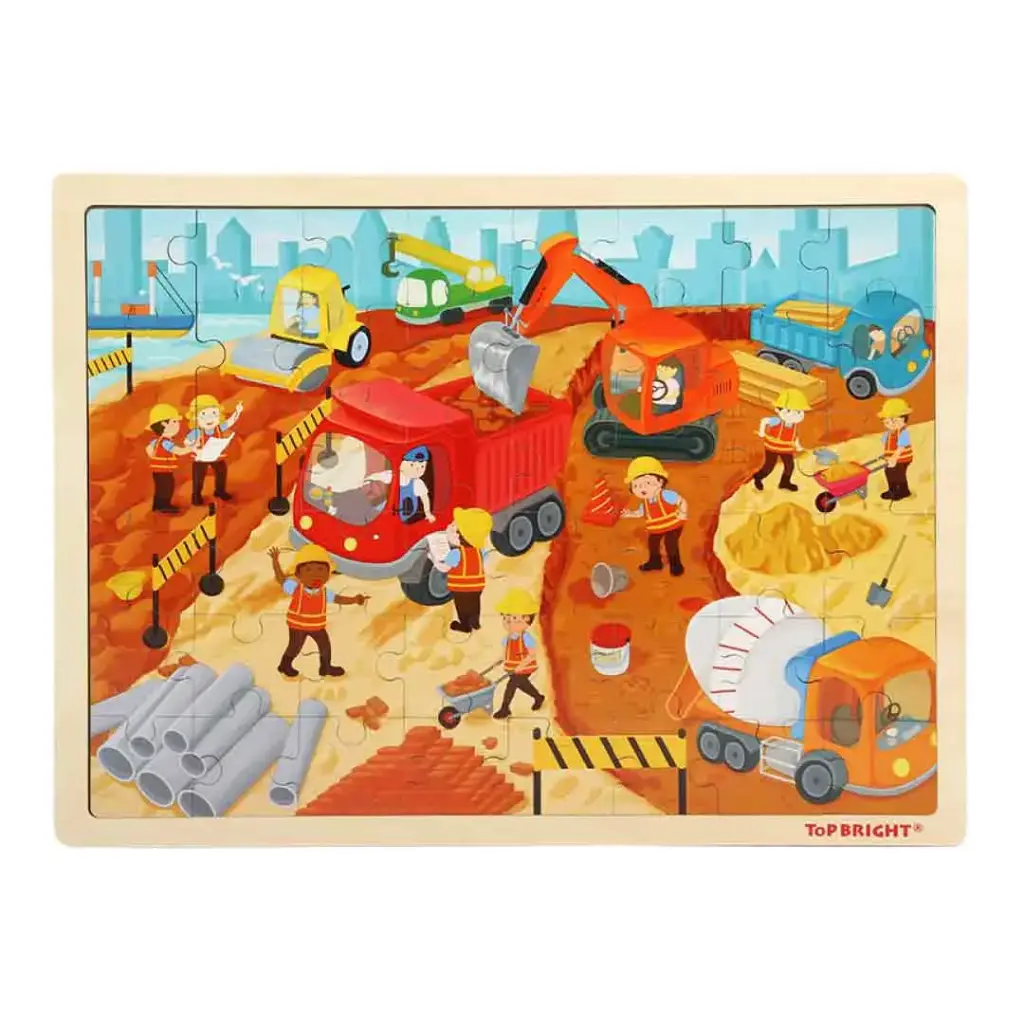 [TPB042] Rompecabezas contrucciones 48 piezas