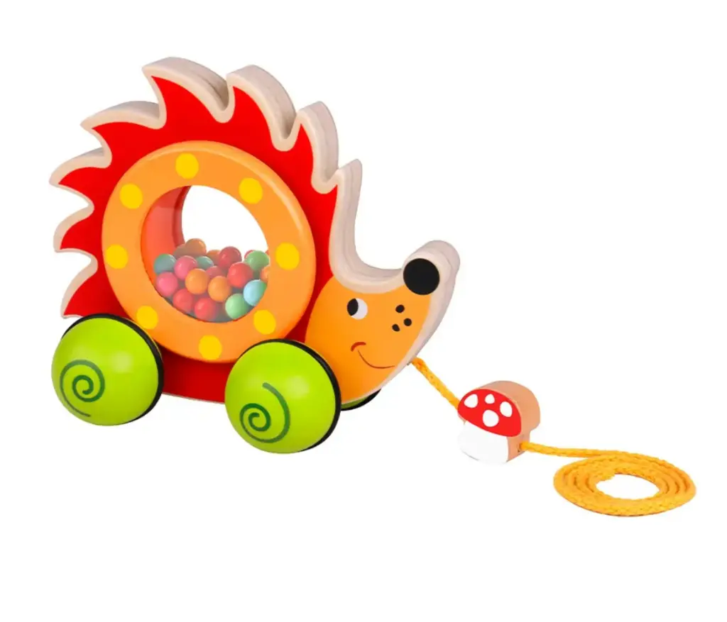 [TKT079] Puercoespín arrastre con bolitas