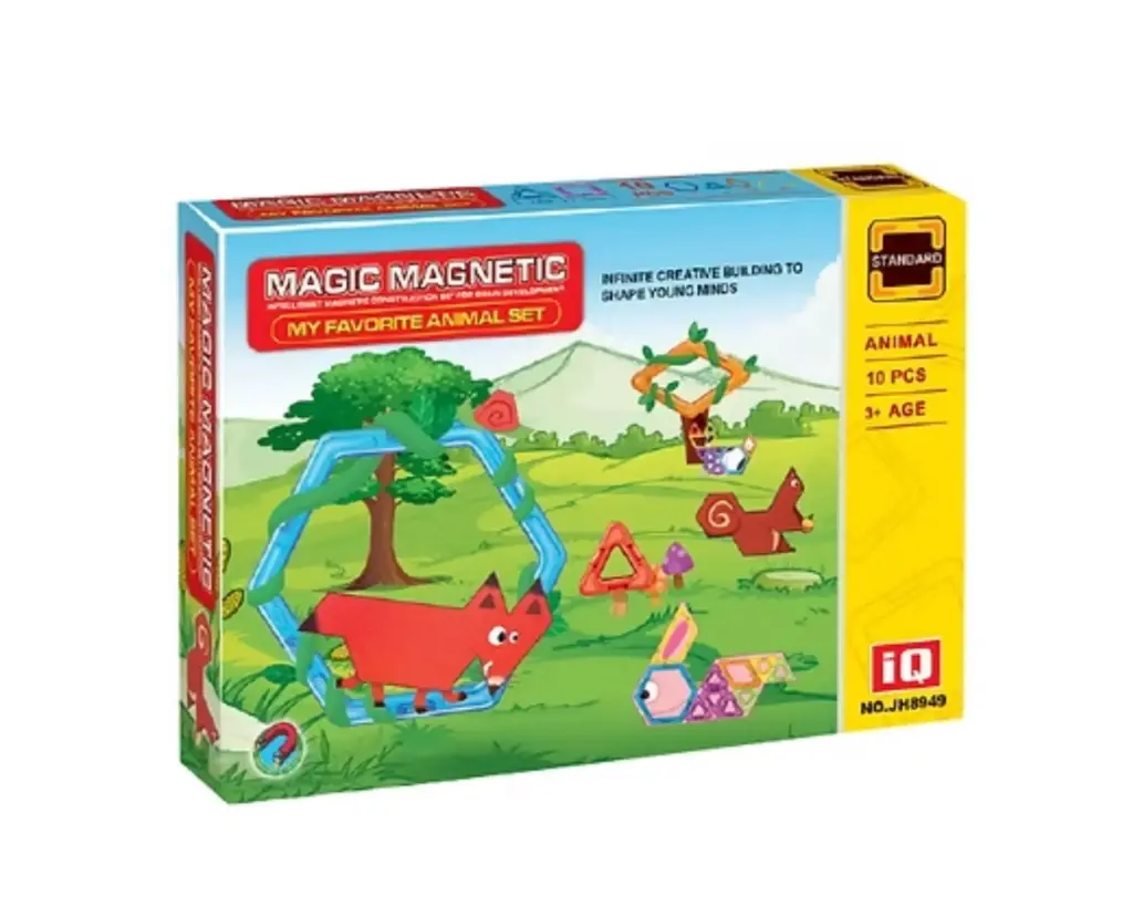 [MNT011] Figuras magnéticas x 10 con láminas de animalitos