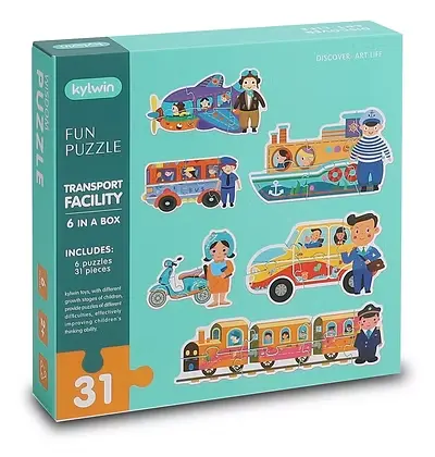 [YGB259] Rompecabezas Los Transportes 31 piezas