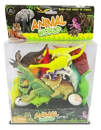 [YGB096] Mundo Jurásico en caja visora