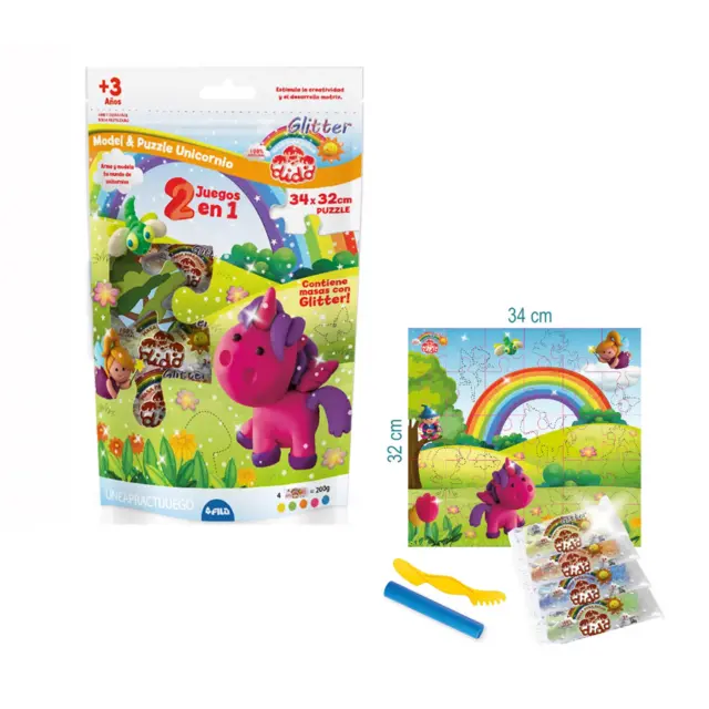 Masa Unicornio Model & Puzzle