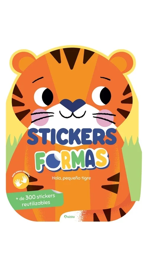 [979-10-395-1229-9] Stickers formas: Hola, pequeño tigre