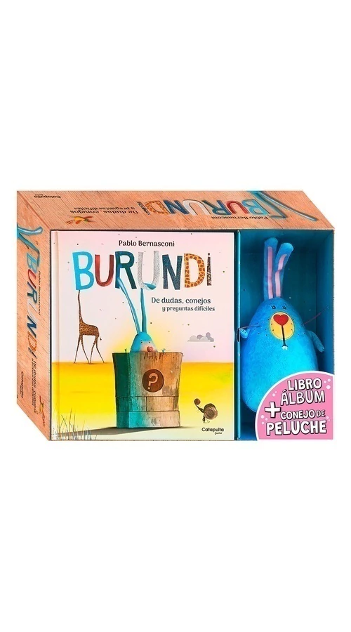 Burundi: De dudas, conejos y preguntas difíciles (Incluye muñeco de peluche) 