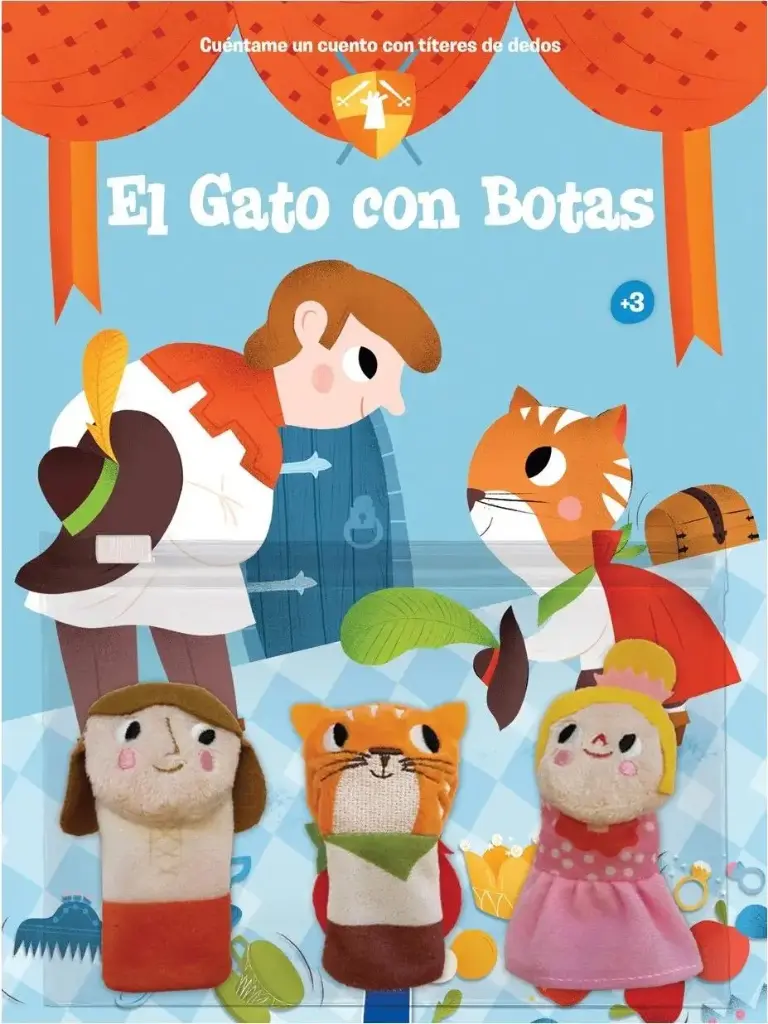 Cuéntame un cuento con títeres de dedo: El gato con botas
