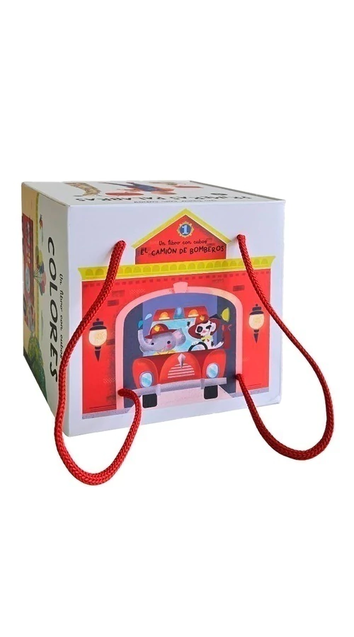 Un libro con cubos: Camión de bomberos