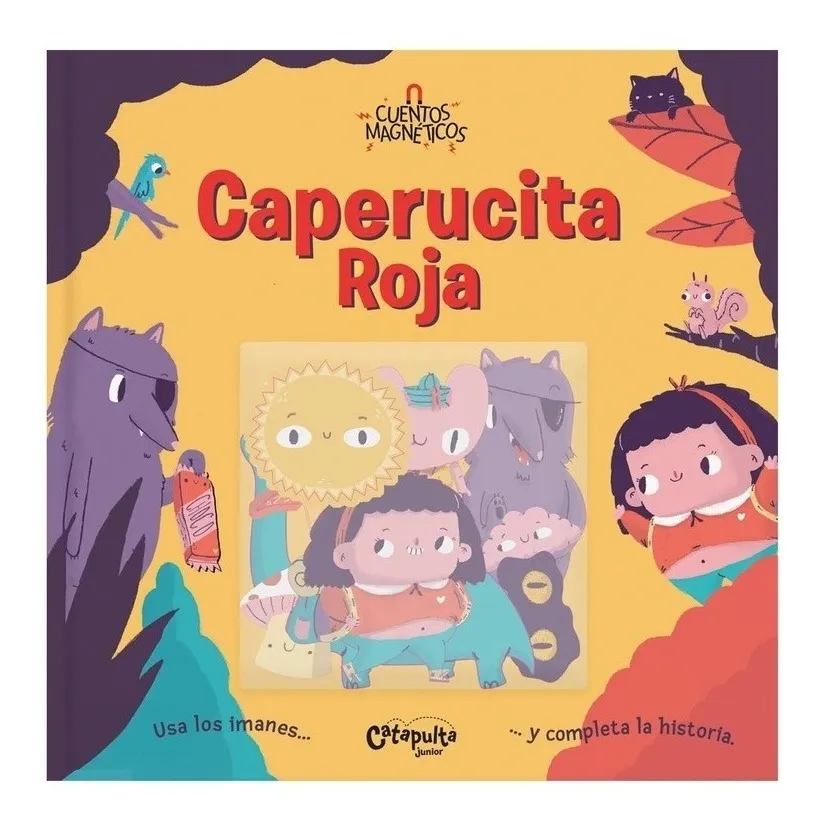 Cuentos magnéticos: Caperucita Roja (cuento + 15 imanes)