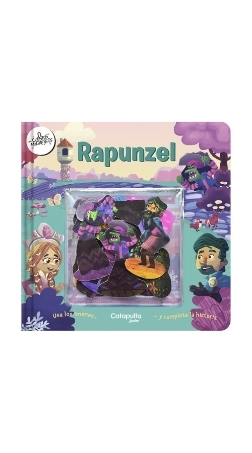 Cuentos magnéticos: Rapunzel (cuento + 15 imanes)