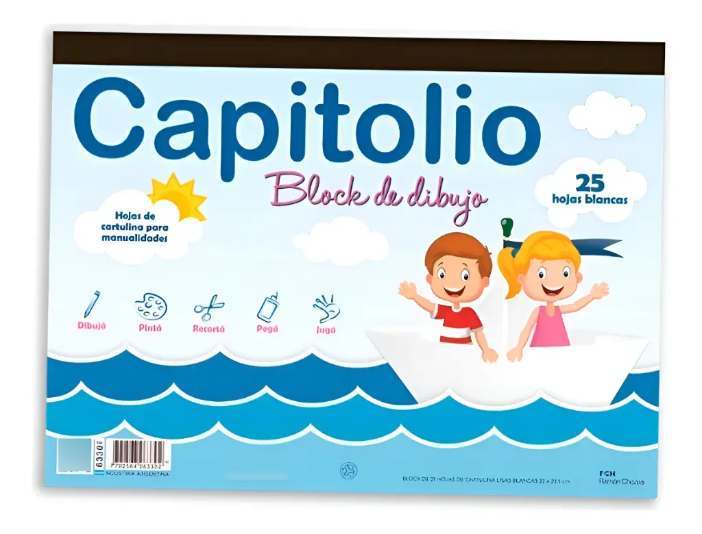 Block de dibujo Capitolio 25 hojas