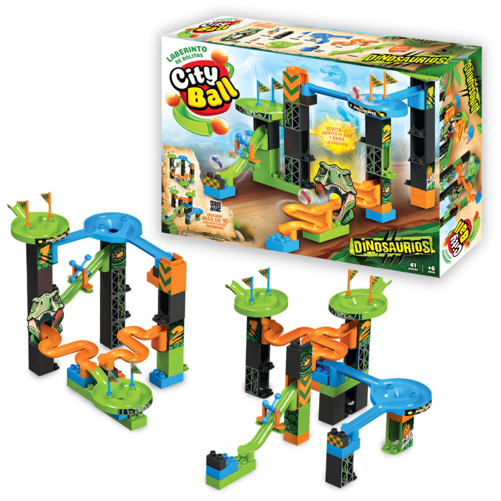 [013207] CityBall Aventura Jurásica (41 pzas)