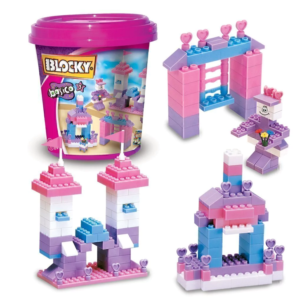[010614] Blocky Balde 3 Nena 210 piezas