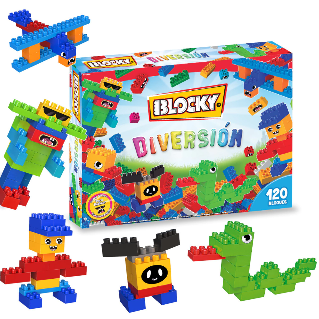 [010648] Blocky Diversión 120 piezas