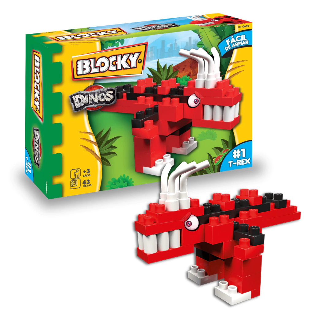 [010693] Blocky Mini - Dinos