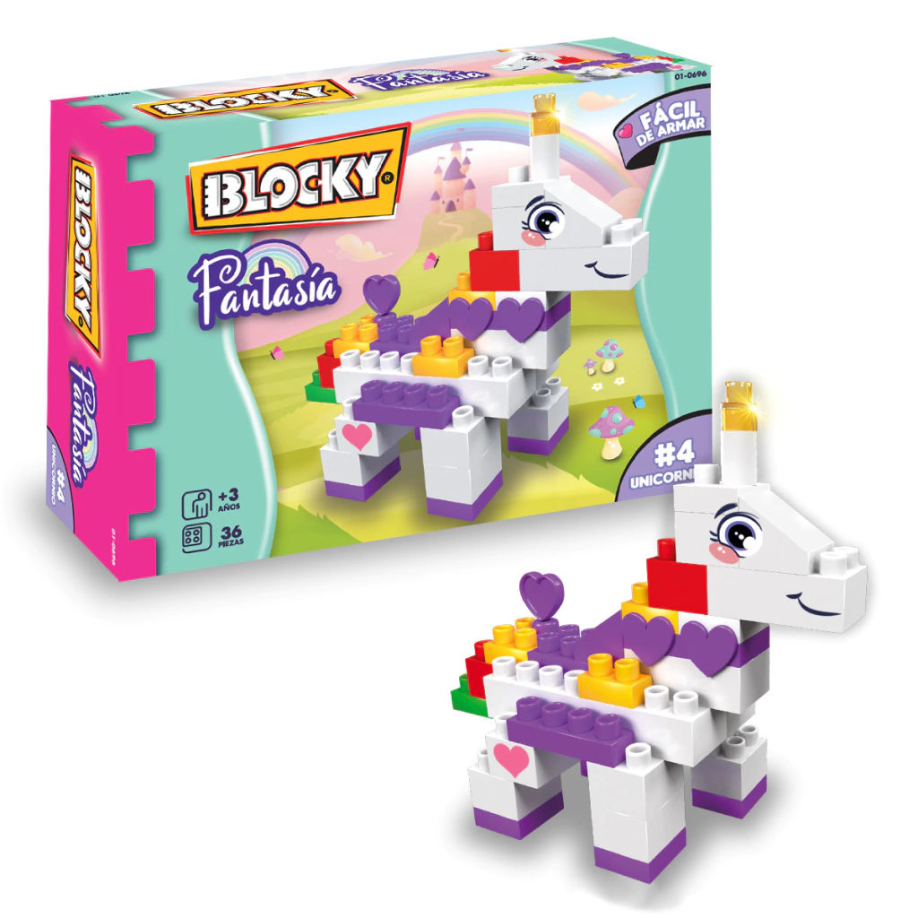Blocky Mini - Unicornio Fantasía
