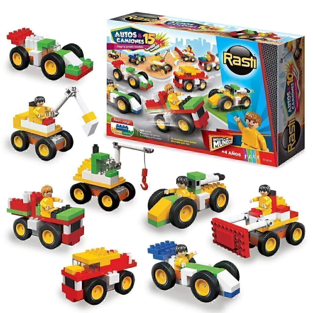 Rasti Autos & Camiones 15 - 100 piezas