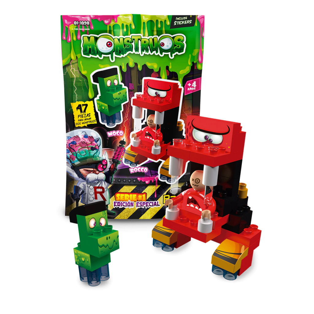 [011090] Rasti Monstruos Moco & Rocco 47 piezas