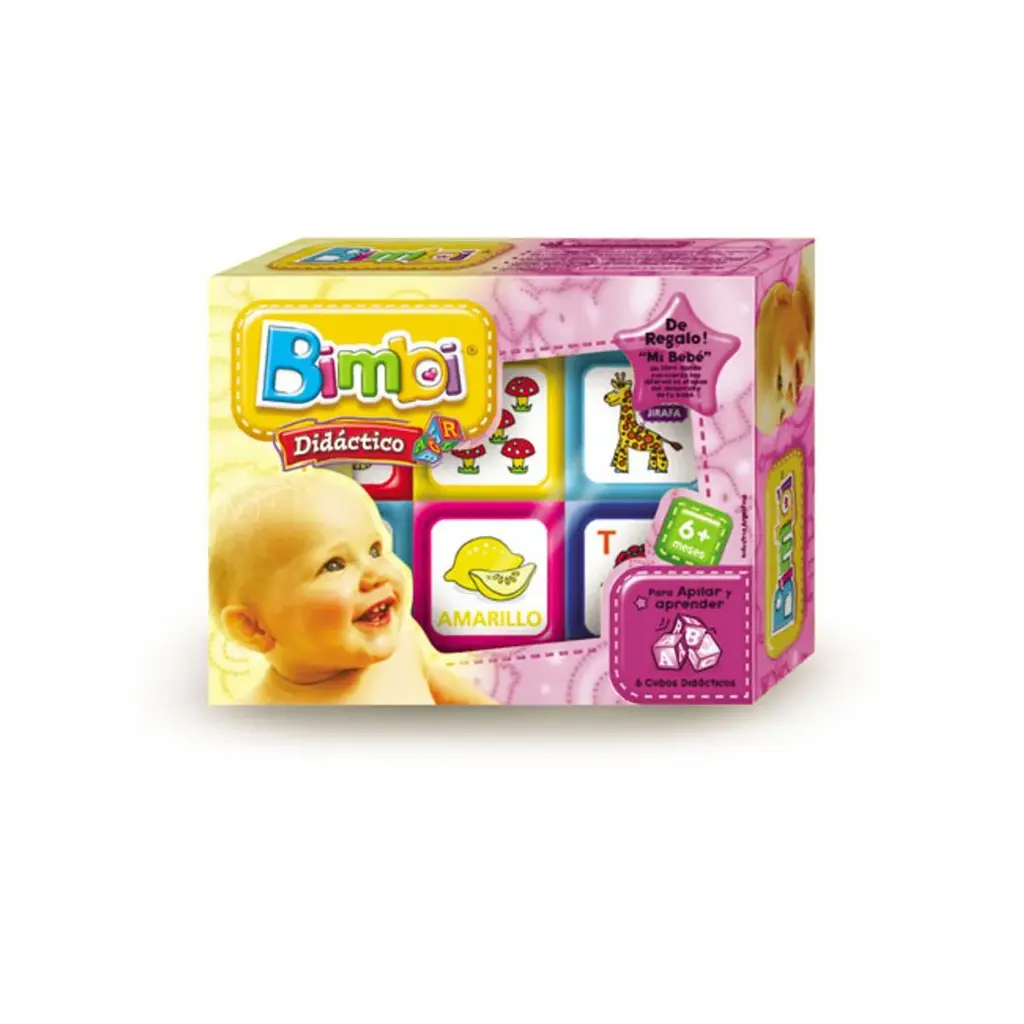 [010042] Bimbi 5 cubos apilables