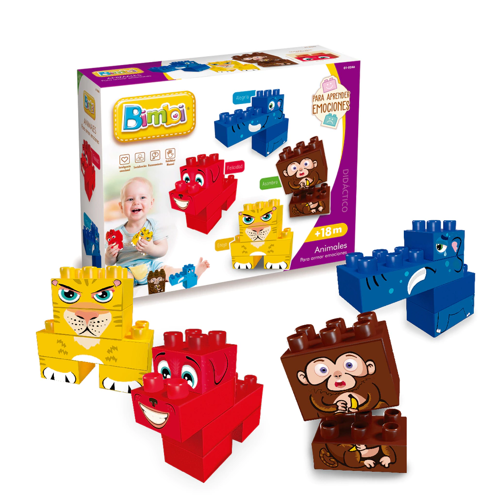 BIMBI Bloques Animales - Emociones