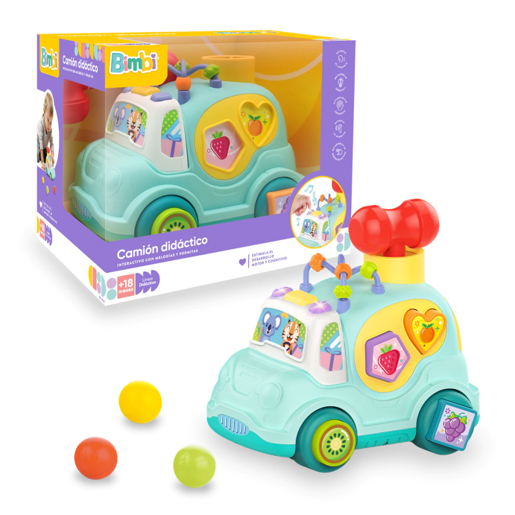 [024214] Bimbi Camión Didáctico + banco descarga
