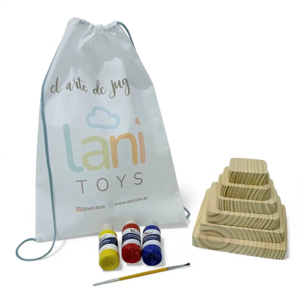 [7634221776319] Torre encastre Cuadrado madera