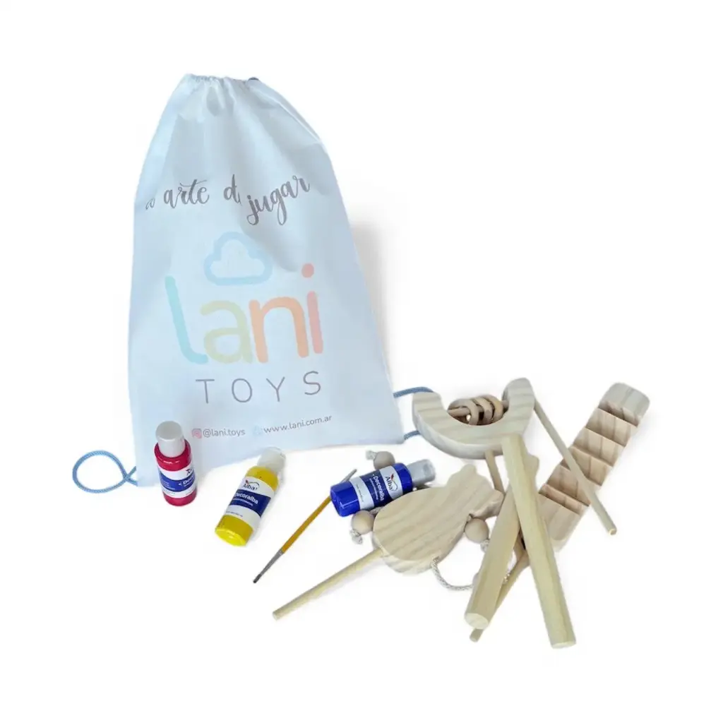Kit musical de madera