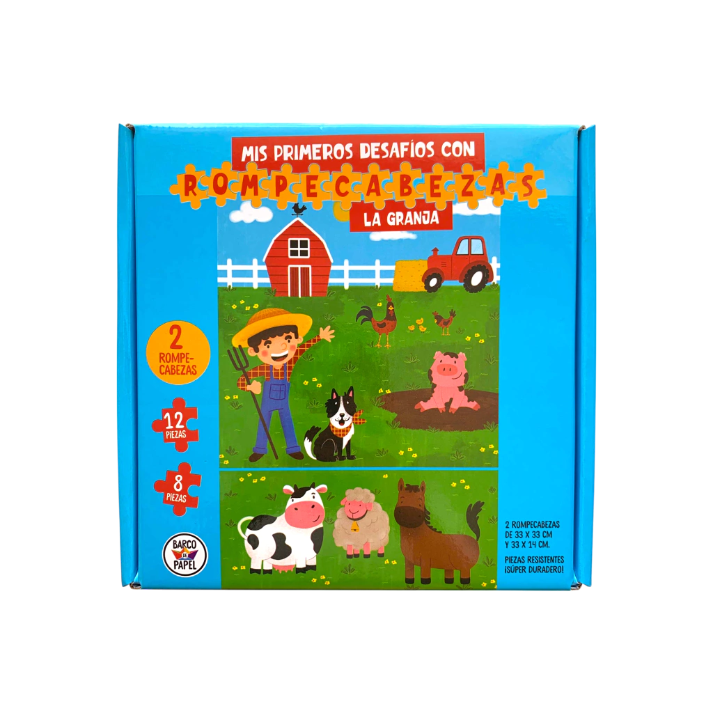Rompecabezas 8 y 12 piezas La Granja