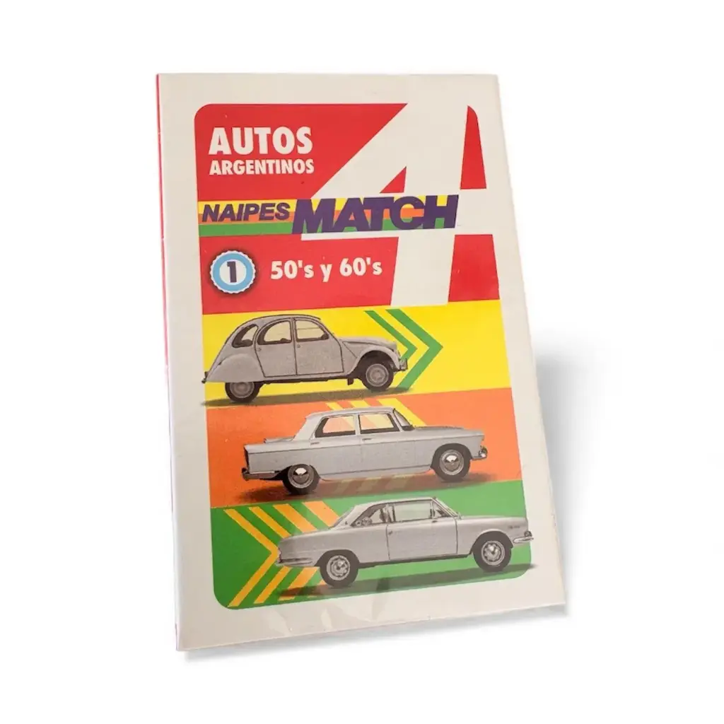 Naipes Match 4 - Autos Argentinos de los 50 y 60