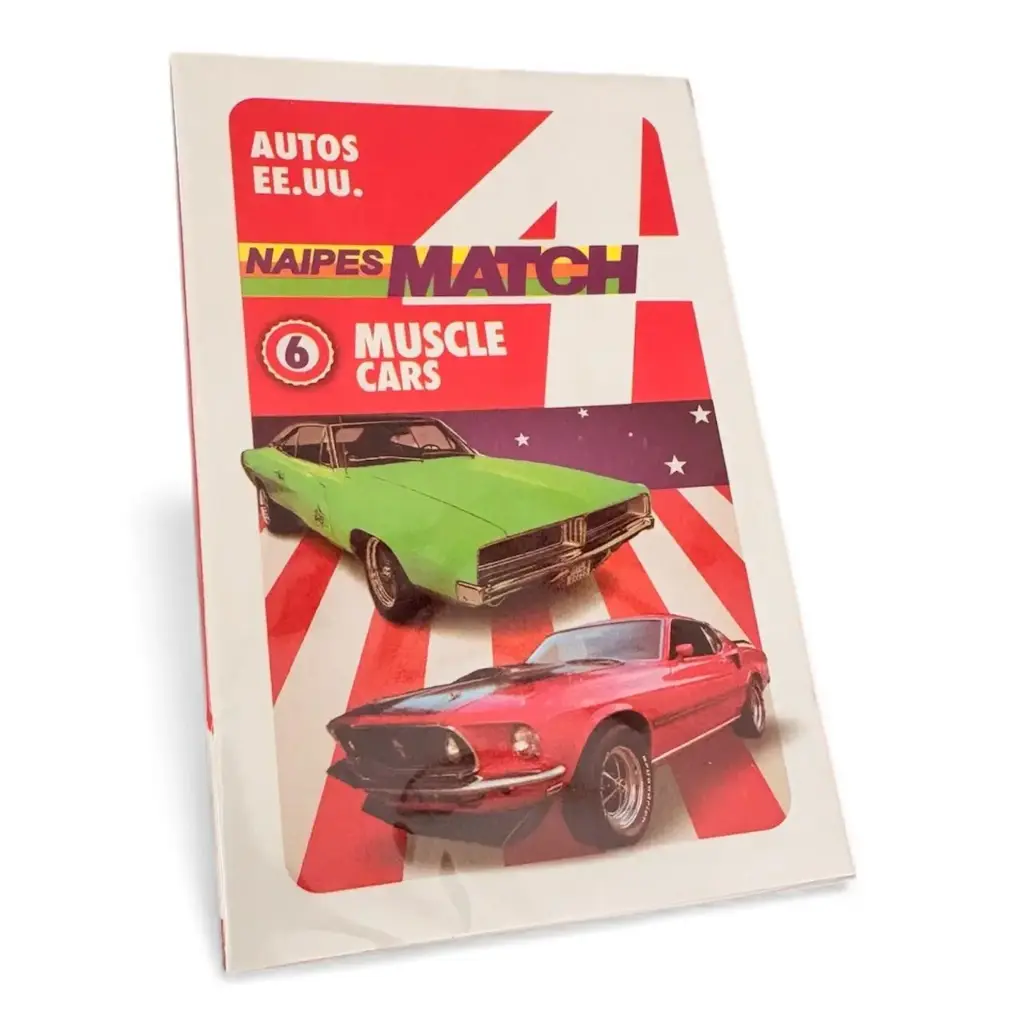 Naipes Match 4 - Muscle Cars