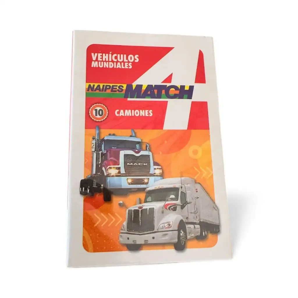 Naipes Match 4 - Camiones
