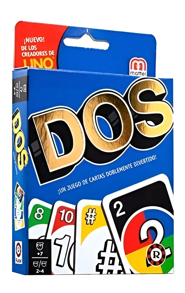 Juego de cartas DOS Mattel original