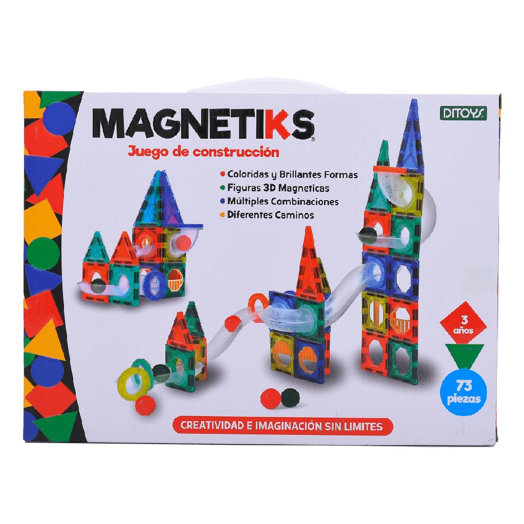 Magnetiks Figuras Imantadas De 73 Piezas