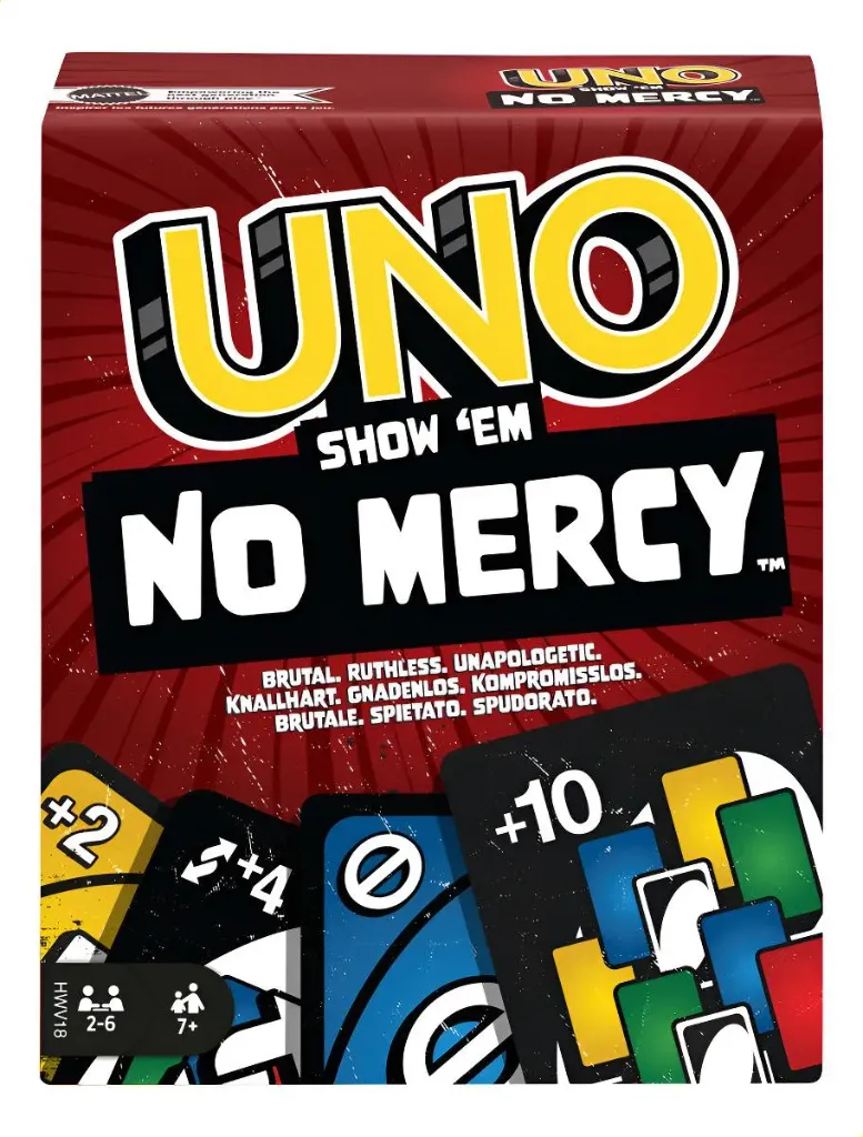 Juego de cartas UNO no mercy