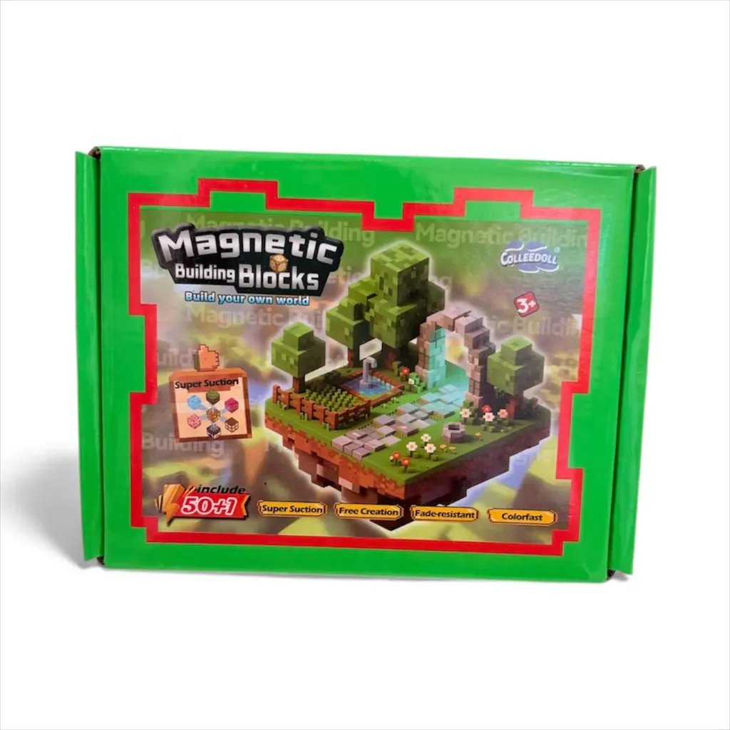 Bloques magnéticos Minecraft 51 piezas