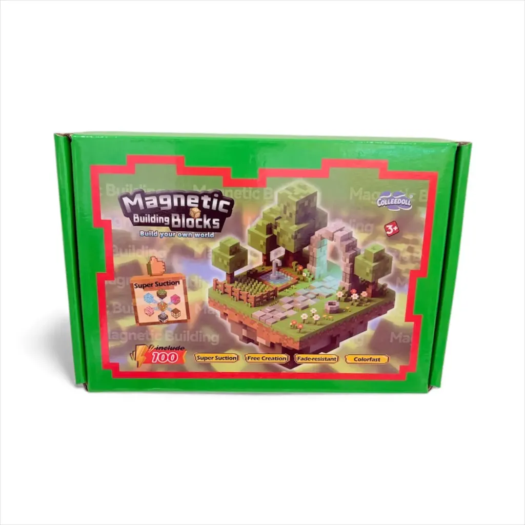 Bloques magnéticos Minecraft 100 piezas