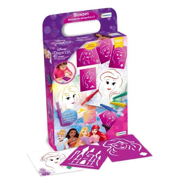 Stencil Blow pen Princesas