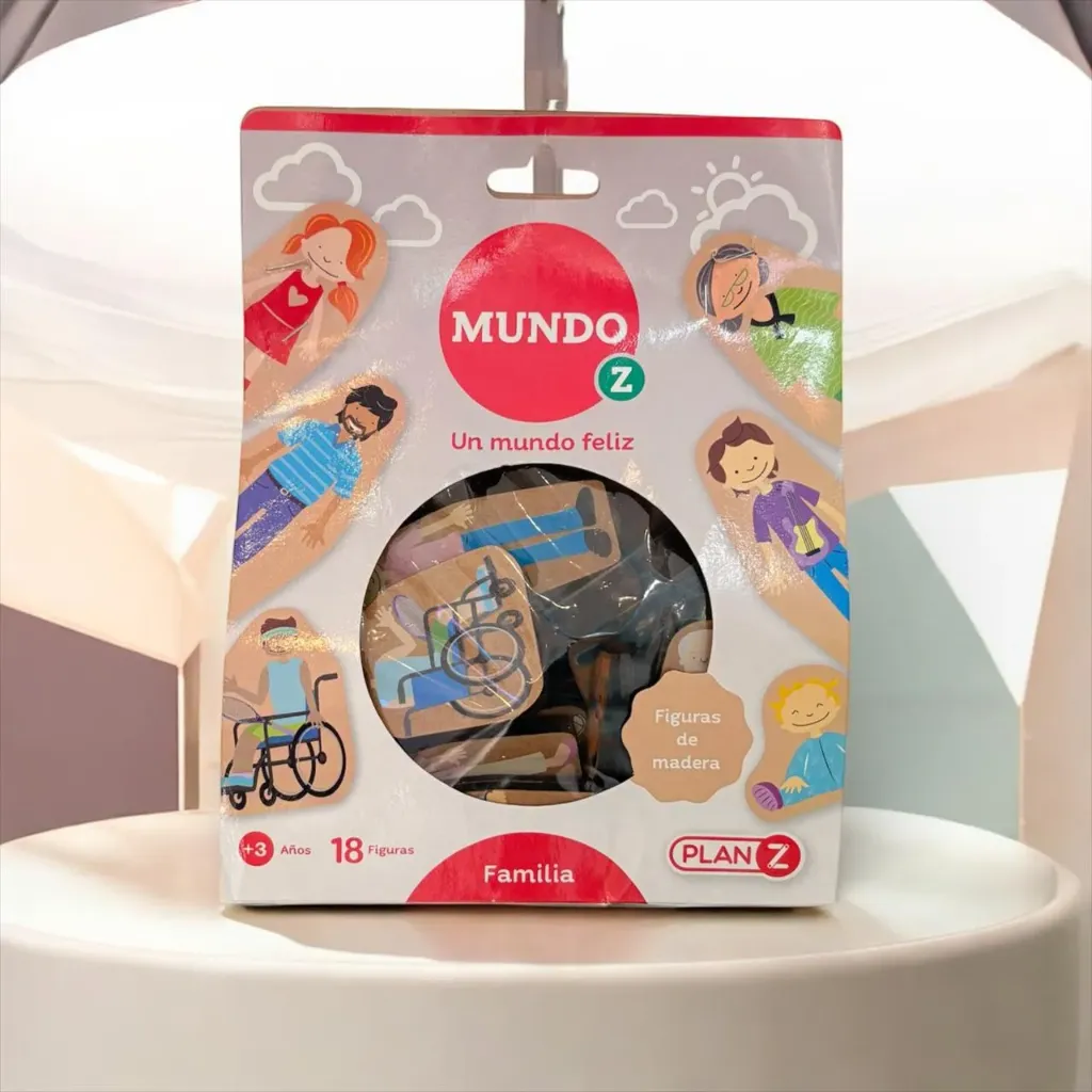 Figuras de madera Familia