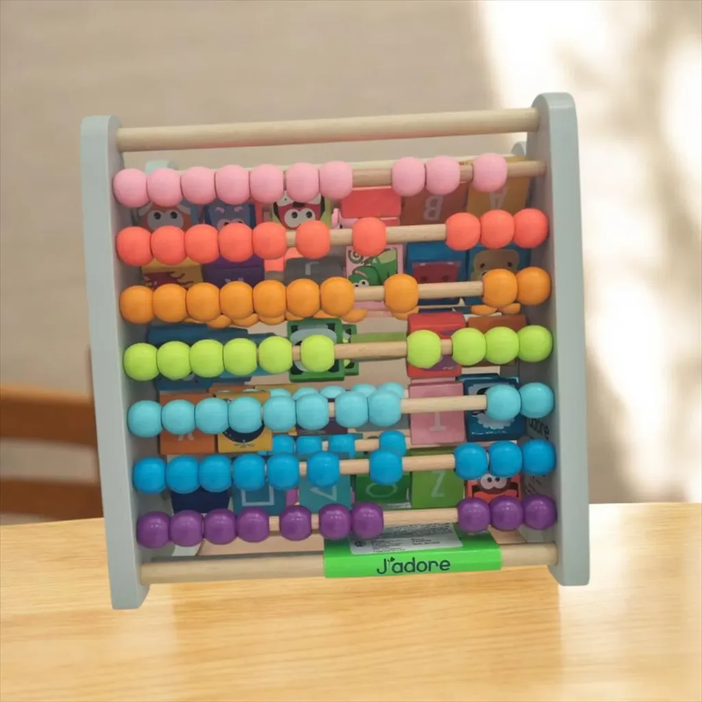 Abaco madera grande doble