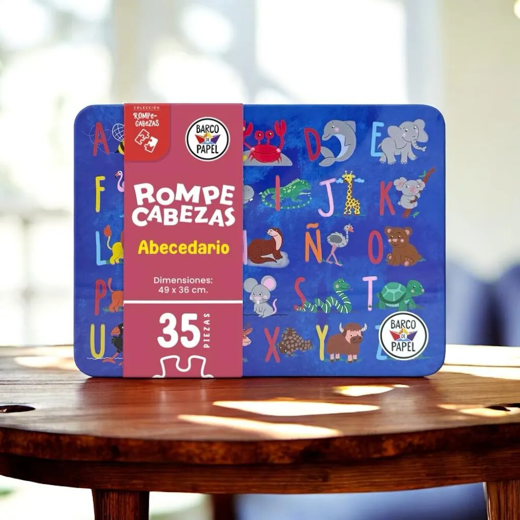 Rompecabezas lata Abecedario 35 pzs