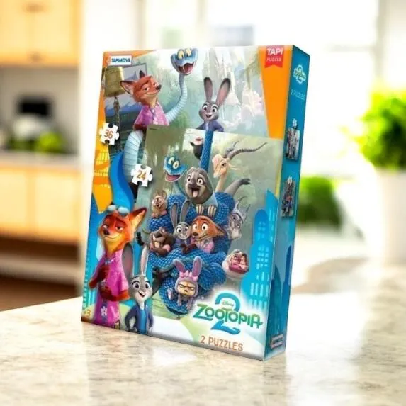 Rompecabezas 24 y 36 piezas Zootopia