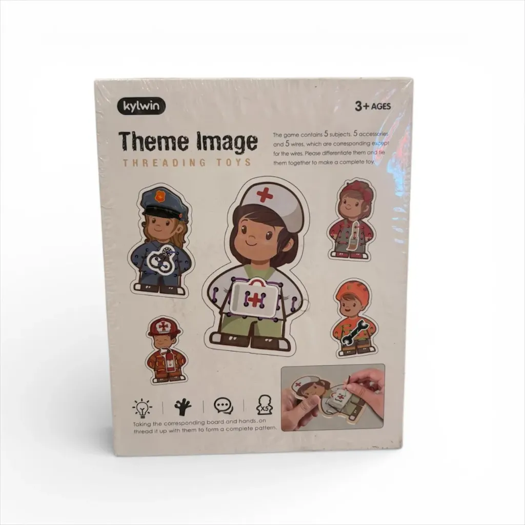 Juegos para asociar y enhebrar Profesiones