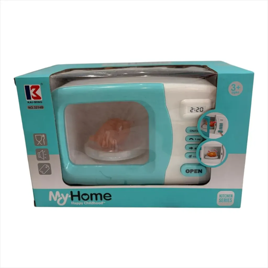 Horno microondas de juguete  con luz y sonido