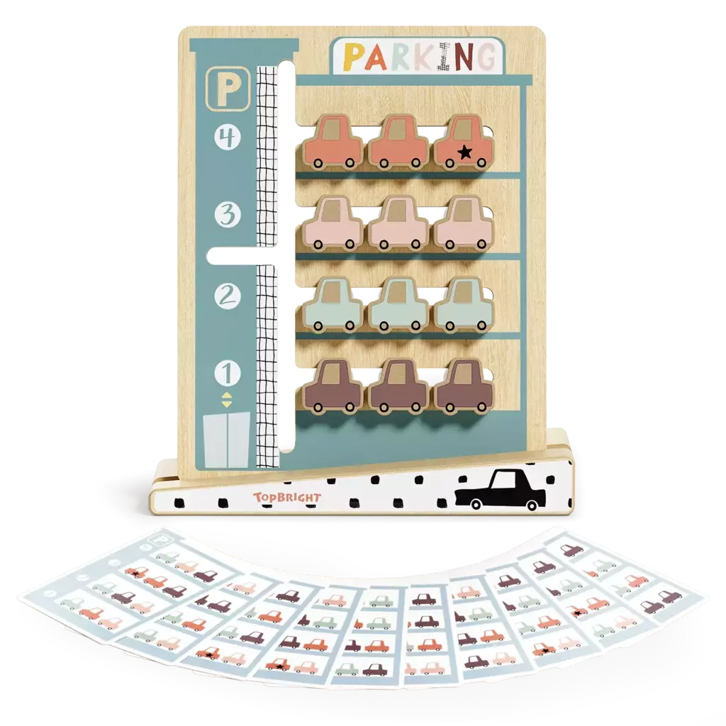 Donde estaciono? juego Montessori